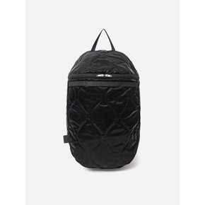 GLOSSY PADDED WAVE BACKPACK [BLACK]