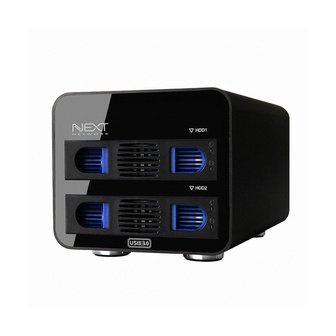 엠지솔루션 NEXT-702U3 RAID (8TB) WD 4TB ULTRASTAR X 2EA