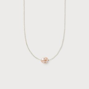 Polkadots Necklace, Peach (NH018)