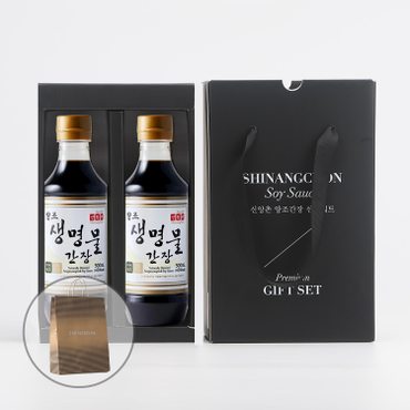 신앙촌 [쇼핑백 증정]  블랙 1호 양조간장 선물세트