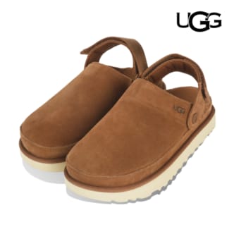 UGG 어 그 슬리퍼 골든스타 클로그 뮬 실내화 체스트넛 1138252-CHE