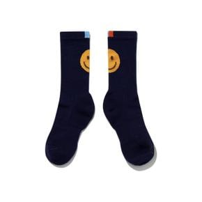 THE WomenS Happy Face Sock - Navy