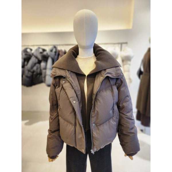 [여주점] [JJ 지고트] 여성 니트 넥 구스다운 숏 점퍼 GRBA2PDJ31