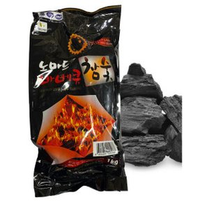 바베큐 참숯 2kg 구이용  점화용 착화탄 포함 숯 차콜