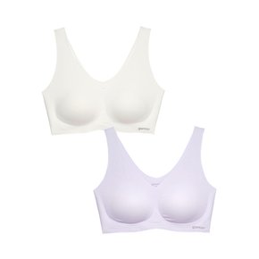 [손예진PICK] 에어소프트 런닝형 브라  2PACK
