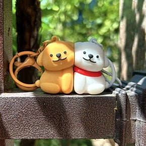 포옹하는 강아지 키링 커플 자석 인형 선물 열쇠 가방 키홀더 동물 마그네틱 예쁜 세트구성