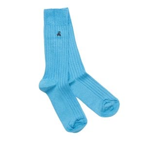 [Swole Panda] Sky Blue Socks _SP082