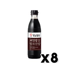 청정원 햇살담은 씨간장 숙성공법 양조간장 500ml x 8개