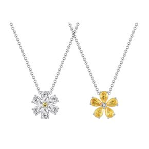 Pear flower necklace