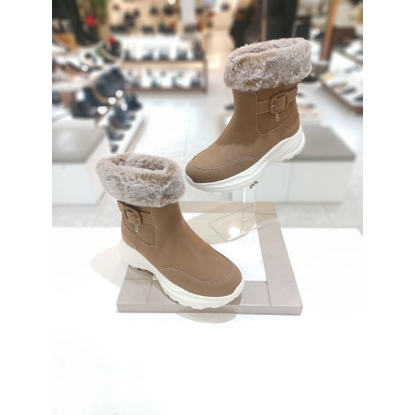 [시흥점] 여성 4센티 캐주얼 기모 앵클부츠 (712546015)