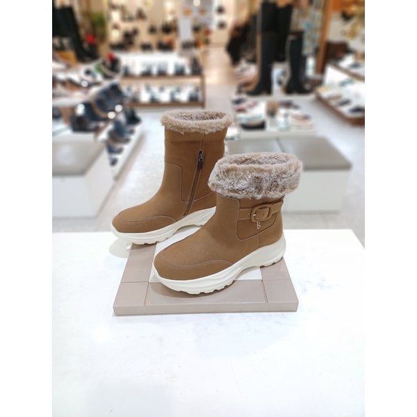 [시흥점] 여성 4센티 캐주얼 기모 앵클부츠 (712546015)