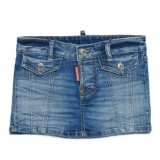 [해외배송] 디스퀘어드2 키즈 스커트 DQ2124.D0A6M DQ01 DENIM BLUE