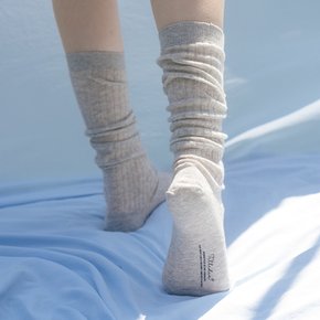 Sheer long rib socks [TISU07AC03]_4color