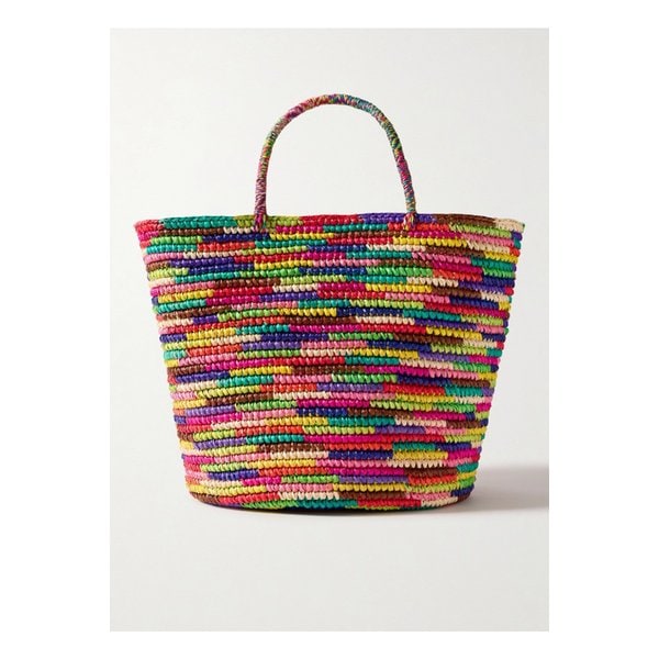 라지 스트로 토트 백 퓨시아 1647597339737855