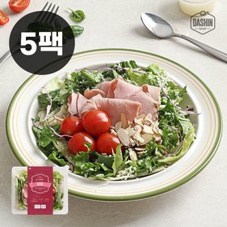 다신샵 탄단지 균형잡힌 프리미엄 도시락 한스푼샐러드 잠봉 5팩 (무료배송)