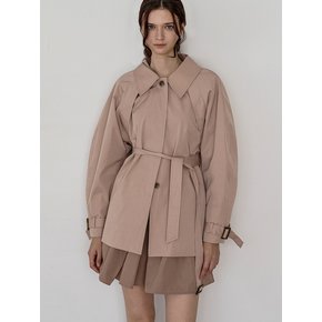 [24FW] Lautre Beige Half Trench coat