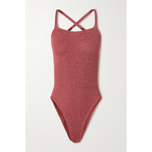 훈자 지 베테 오리지널 크링클™ 수영복 클라렛 46376663162941548