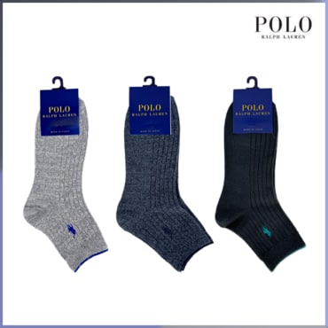 폴로 신사 CABLE SHORT SOCK RL33259