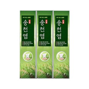 [감성하우스] 메디안 송천염 치약 120g x 3입 소금잇몸