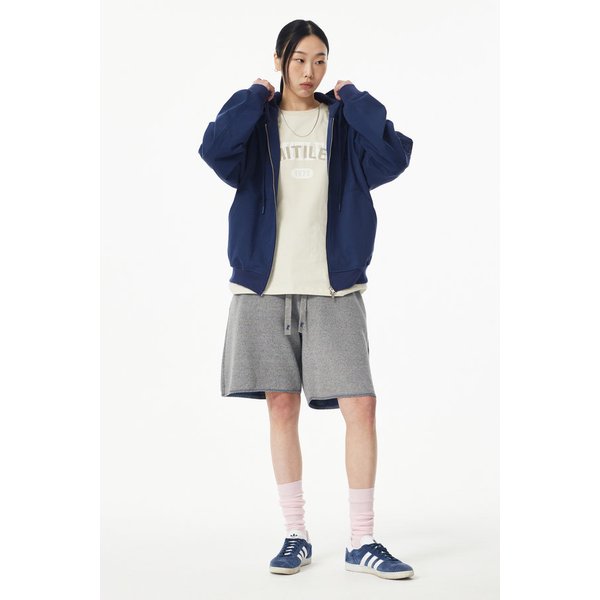 우븐 배색 MA-1 후드 집업 91U5113564051
