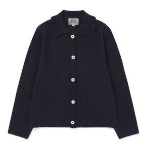 네이비 골지 카라 니트 가디건 BA14CK01NV