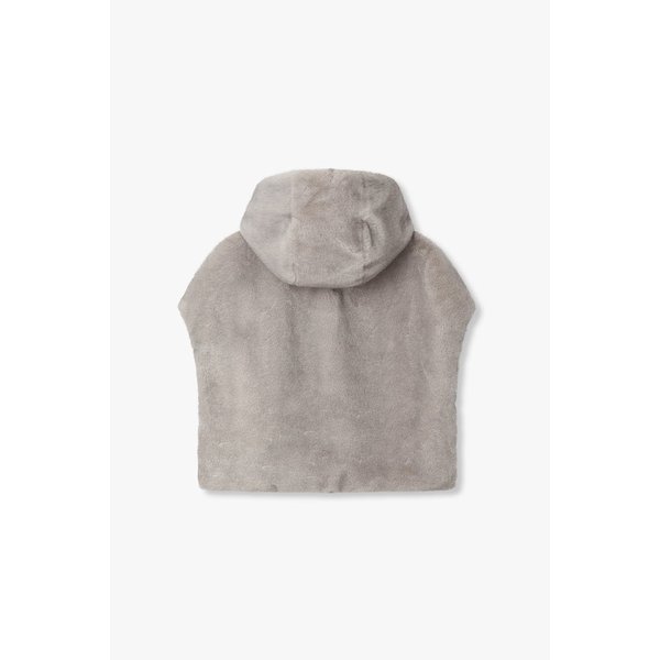 신세틱 퍼 후드 집업 베스트 7125475510104