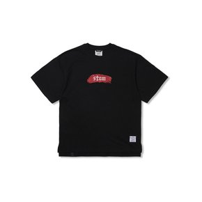 STGM Paint Oversized Short Sleeves T-Shirts Black