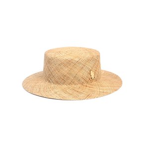 Bau Beige Flat Panama Hat 여름모자