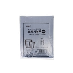 싱그린 쓰레기봉투 100L(대 90X110cm 50매) 블랙 분리수거 비닐봉지 비닐봉투 검정비닐 재활용비