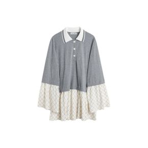 271833 OUR LEGACY REMINISCING DRESS Grey Melange Check (W2242RGM) (리미니싱 원피스)