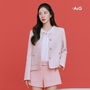[앱1만원↓]더엣지 25SS 샤베트 트위드 자켓