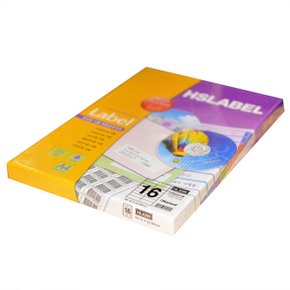 한솔라벨 HL4208 16칸 우편발송용 A4라벨지 100매
