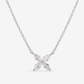 14k 보니타 랩 다이아몬드 목걸이(총 약 0.4CT)