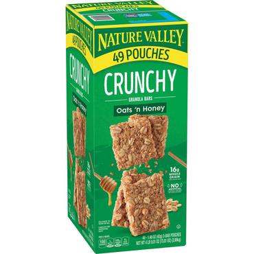  [해외직구] 네이처밸리 오트 n 허니 크런치 그래놀라바 49입 Nature Valley Oats n Honey Crunchy Granola Bars (49 pk.)