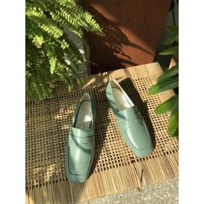 square toe classic jane loafer mint