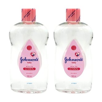  존슨즈베이비 베이비 오일 500ml X 2개