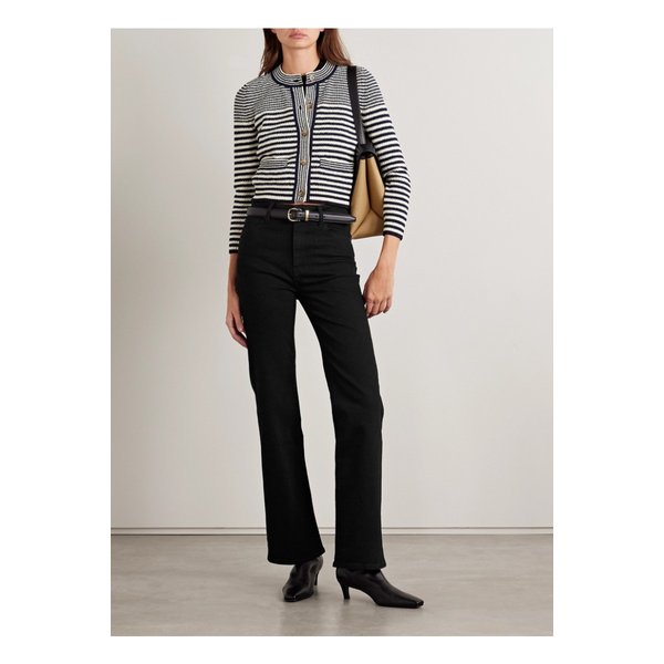 더 애로우 하이라이즈 부츠컷 진 블랙 1647597350108333