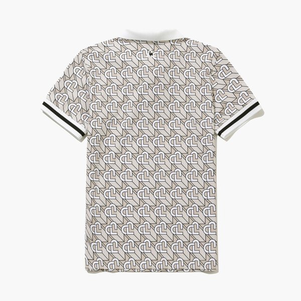 [여주점] 여성 헤리티지 패턴 반팔 카라 티셔츠 GQ122LTS33 BEGE