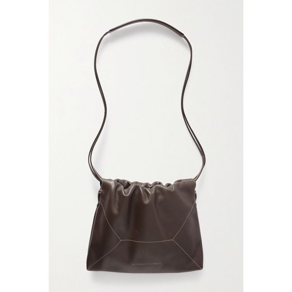 브루넬로쿠치넬리 모닐리 비즈 장식 가죽 숄더백 46376663162997056