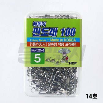 팜피싱 해동조구 해동이 핀도래 100/14호