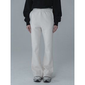 BOOTCUT FLEECE SPAN BENDING PANTS_CREAM