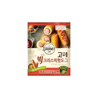  CJ 고메 냉동 빅(BIG) 크리스피핫도그 520g 2개