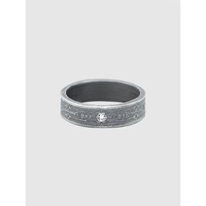 Iris etching couple ring (women)