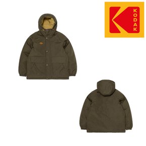 리버시블 미드 중경량 후드다운 KHAKI K4423LDJ96-KHK