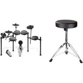 영국 알레시스 전자드럼 Alesis Drums Nitro Mesh Kit Eight Piece Electric Drum Set With 385