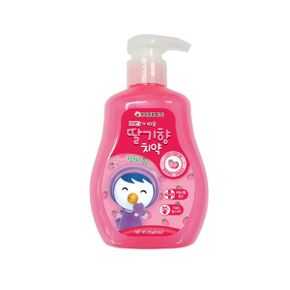 패티가 따온 딸기 펌핑 치약 250g/유아 어린이 키즈 딸기향 대용량 치약
