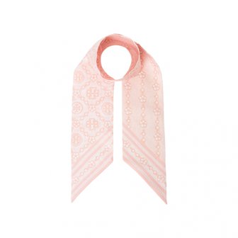 토리버치 [부산점] T 모노그램 플로럴 실크 스카프 183194 650