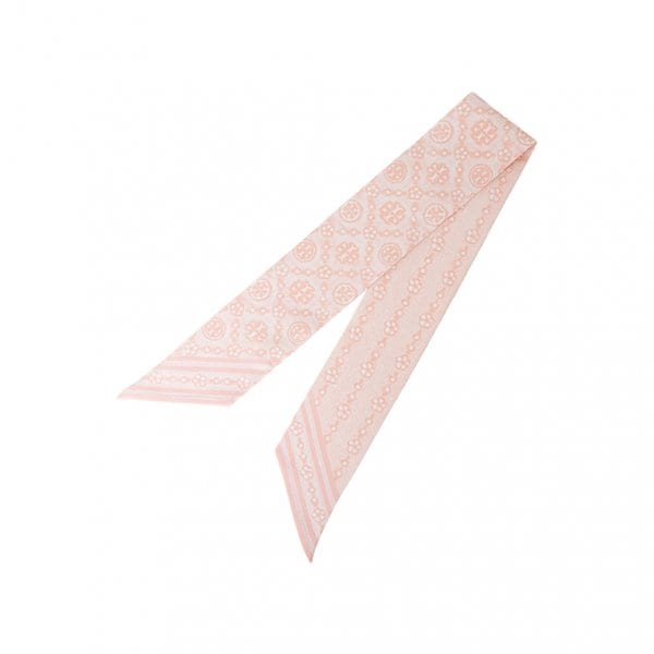 [부산점] T 모노그램 플로럴 실크 스카프 183194 650