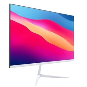 화이트 FHD 24인치 IPS 모니터 120Hz 게이밍 베젤리스 광시야각 사무용 컴퓨터