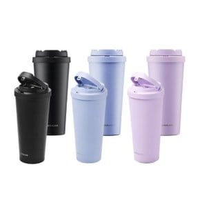 [본사][1+1]락앤락 데일리 원터치 클립 텀블러 550ml 2P(블랙/스카이...